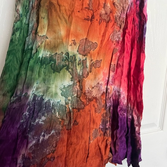 India Boutique Colorful Tie-Dye Dress - Picture 8 of 11